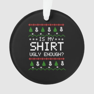 Ornamento Feliz Natal é a minha camisa de suéter feio
