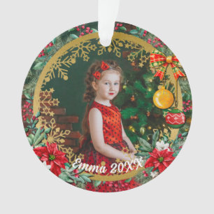 Ornamento Feliz Natal e Feliz ano novo por Amor