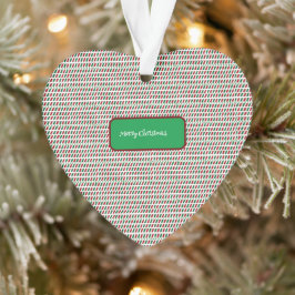 Ornamento Feliz Natal Elegante e moderno personalização