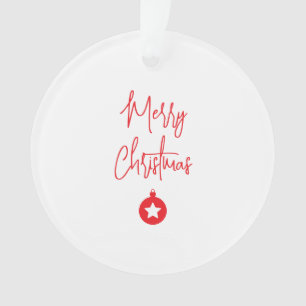 Ornamento Feliz Natal Família Ano Novo Mensagem