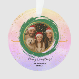 Ornamento Feliz Natal Personalizado