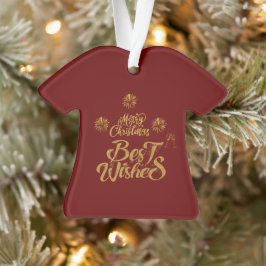 Ornamento Feliz Natal Trendy Elegante