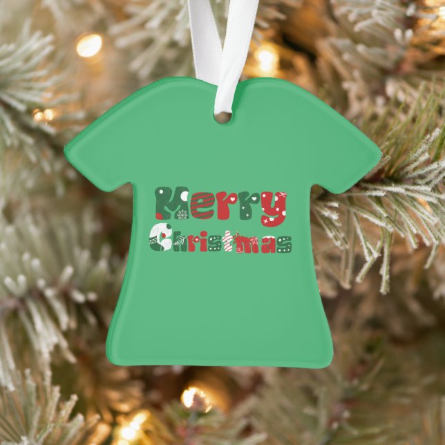 Ornamento Feliz Natal Unisex & Kids Clothing (Árvore)