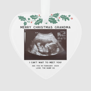 Ornamento Feliz Natal Vovó Baby Scan Keepape