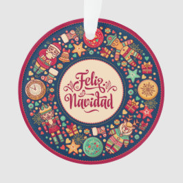 Ornamento Feliz Navidad
