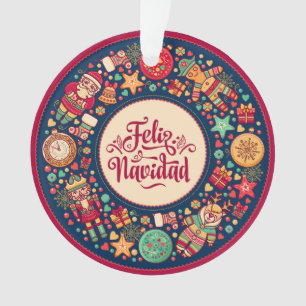 Ornamento Feliz Navidad