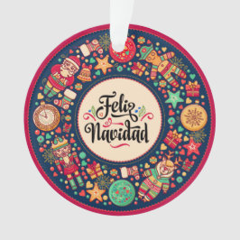 Ornamento Feliz Navidad
