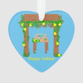 Ornamento Feliz Sukkot, Personalizado