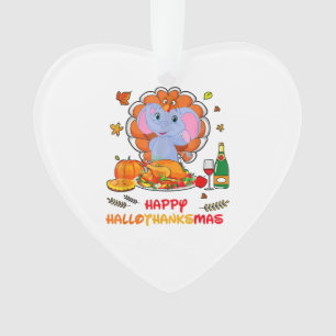 Ornamento Feliz Vinho De Bebendo Elefante De Hallo Obrigado 