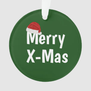 Ornamento Feliz X-Mas