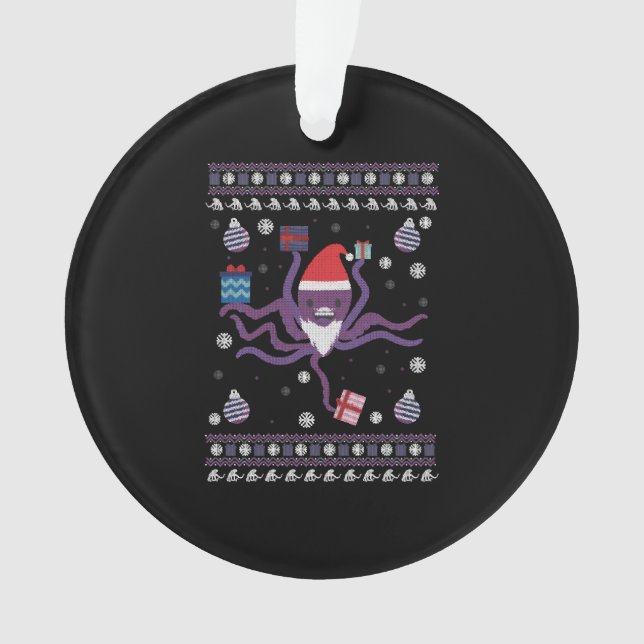 Ornamento Feriado Ugly Christmas Sweater CHRISTMAS (Frente)