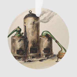 Ornamento Ferramentas de Alquimia de Encerramento e Condensa