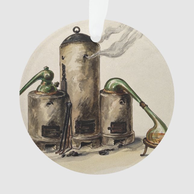 Ornamento Ferramentas de Alquimia de Encerramento e Condensa (Frente)