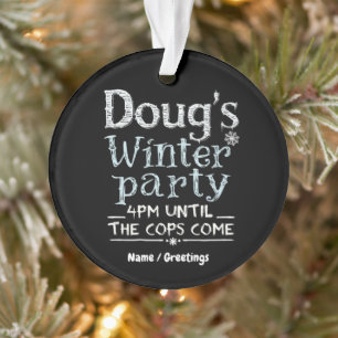 Ornamento Festa de Inverno de Doug, 15 de Fevereiro, 16h Eng