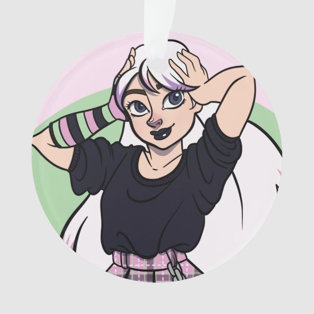 Ornamento Festa de Natal de Gótico (Frente)