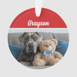 Ornamento Festa de Natal do Grande Dane Dog