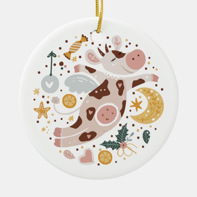 Ornamento Festivo De Nozes (Frente)