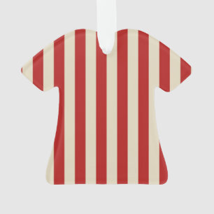 Ornamento Festivo Retro Vintage Estrias Verticais de PopCorn