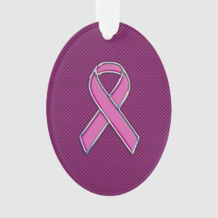 Ornamento Fibra de carbono de sensibilização de estilos rosa