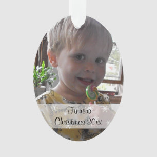 Ornamento Ficheiro de Natal Personalizado Bonito