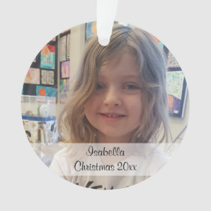 Ornamento Ficheiro de Natal Personalizado Bonito