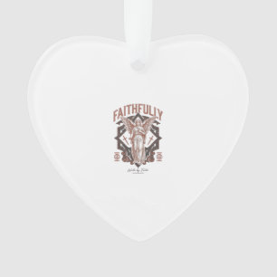 Ornamento Fielmente Anjo Gravura Vintage Camiseta Cristã