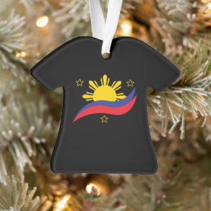 Ornamento Filipinas: Filipino Pinoy Flag