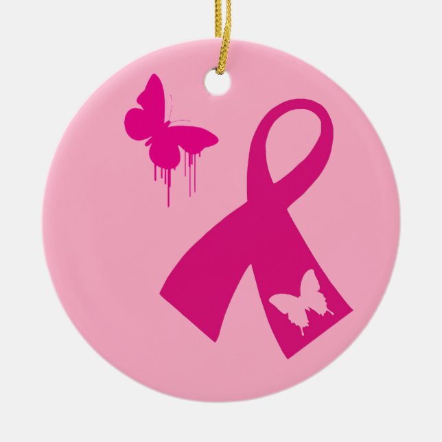 Ornamento: Fita com Enfeites de natal de Borboleta (Frente)