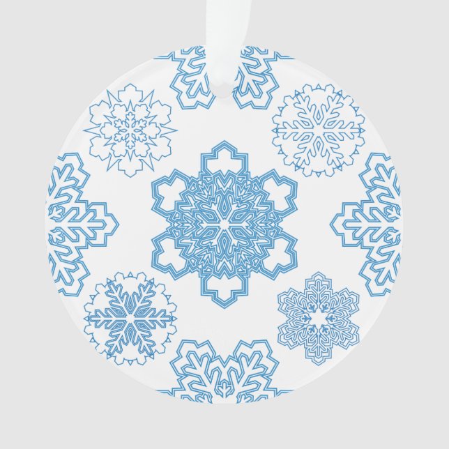 Ornamento Floco de neve (Frente)