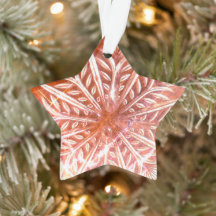 Floco de neve em fundo vermelho