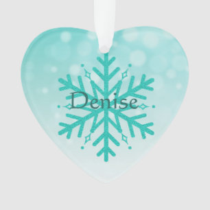 Ornamento Floco de neve personalizado do guerreiro de Gravis