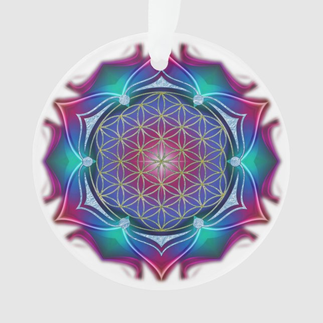 Ornamento Flor da Vida / Blume des Lebens - Mandala IV (Frente)