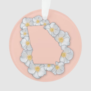 Ornamento Flor do Estado da Geórgia