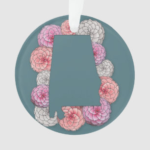 Ornamento Flor do Estado do Alabama