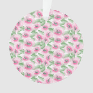 Ornamento Floral de Aquarela