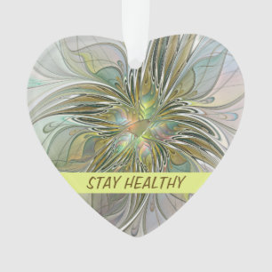 Ornamento Floral Fantasy Moderna Flor De Arte Fractal Com Do