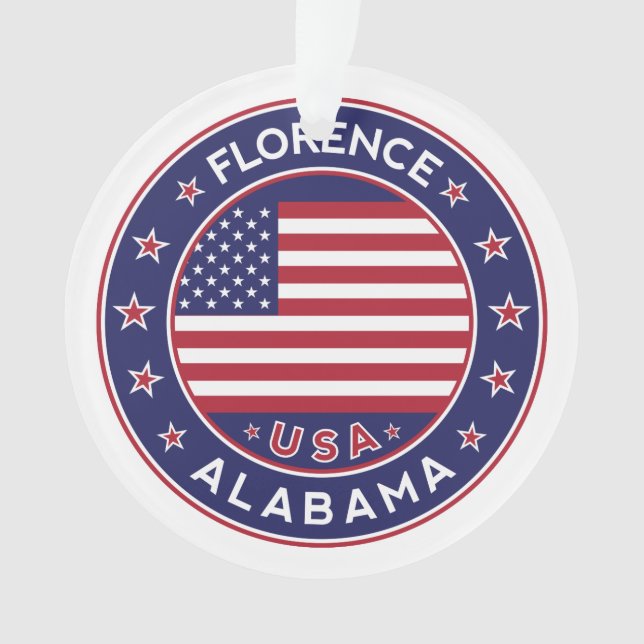 Ornamento Florence, Alabama, EUA (Frente)
