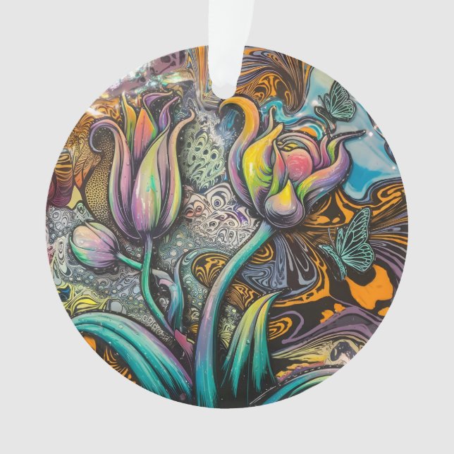 Ornamento Flores Mandala (Frente)