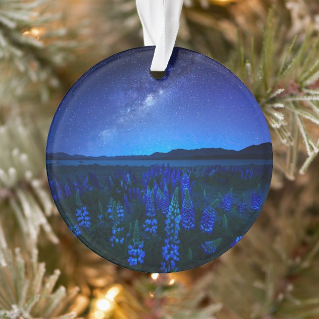 Ornamento Flores | Tremoço no lago noturno Tekapo (Árvore)