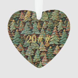 Ornamento Floresta de Árvore de Natal Whimsey