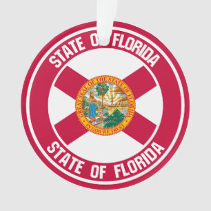 Ornamento Flórida Round Emblem
