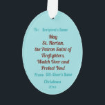 Ornamento Florim rua com Balde (céu limpo; M 19) Acrílico<br><div class="desc">De acordo com a tradição, Ruas, Florian impediu uma cidade de arder até o chão com um solteiro de água... e rezar, é claro. É esse feito que está representado em nossa imagem. Fornecemos a imagem básica com dois fundos diferentes: um com nuvens brancas macios contra um céu azul aqua...</div>