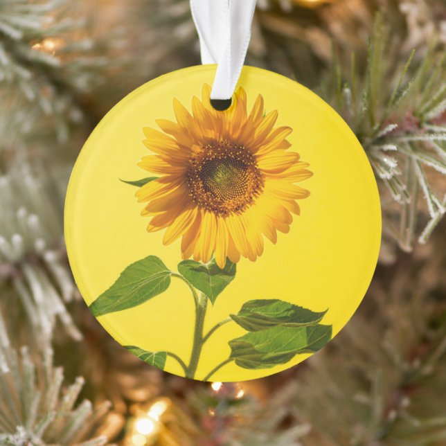 Ornamento Flowers | Sunflower on Yellow (Árvore)