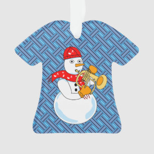 Ornamento Flugelhorn Snowman