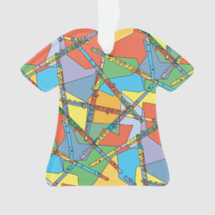 Ornamento Flutos Sobrepostos