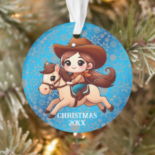 Ornamento Fofa-branca e Natal Ocidental