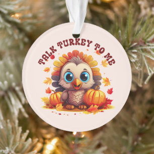 Ornamento Folhagem de Cute e Outono