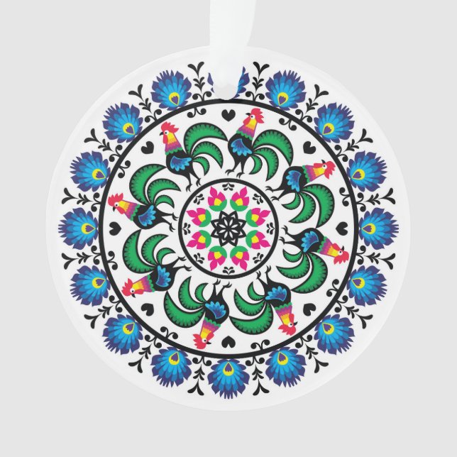 Ornamento Folk Art - Ornament - SRF (Frente)