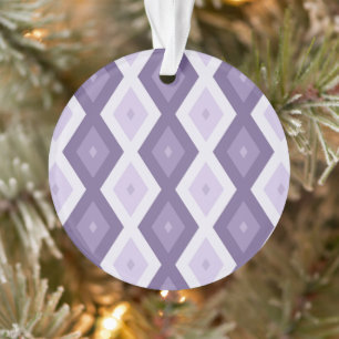 Ornamento Formas de diamante de lavanda