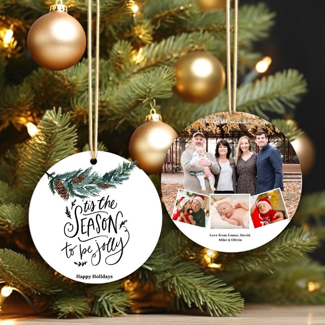 Ornamento Foto Da Família De Roteiros Divertidos Esta É A Ép (Criador carregado)